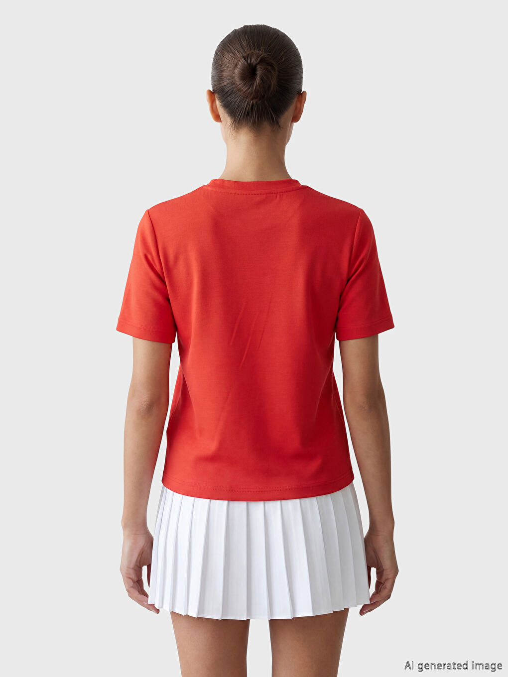 Embroidered Soft Touch Women's Sports T-Shirt-3