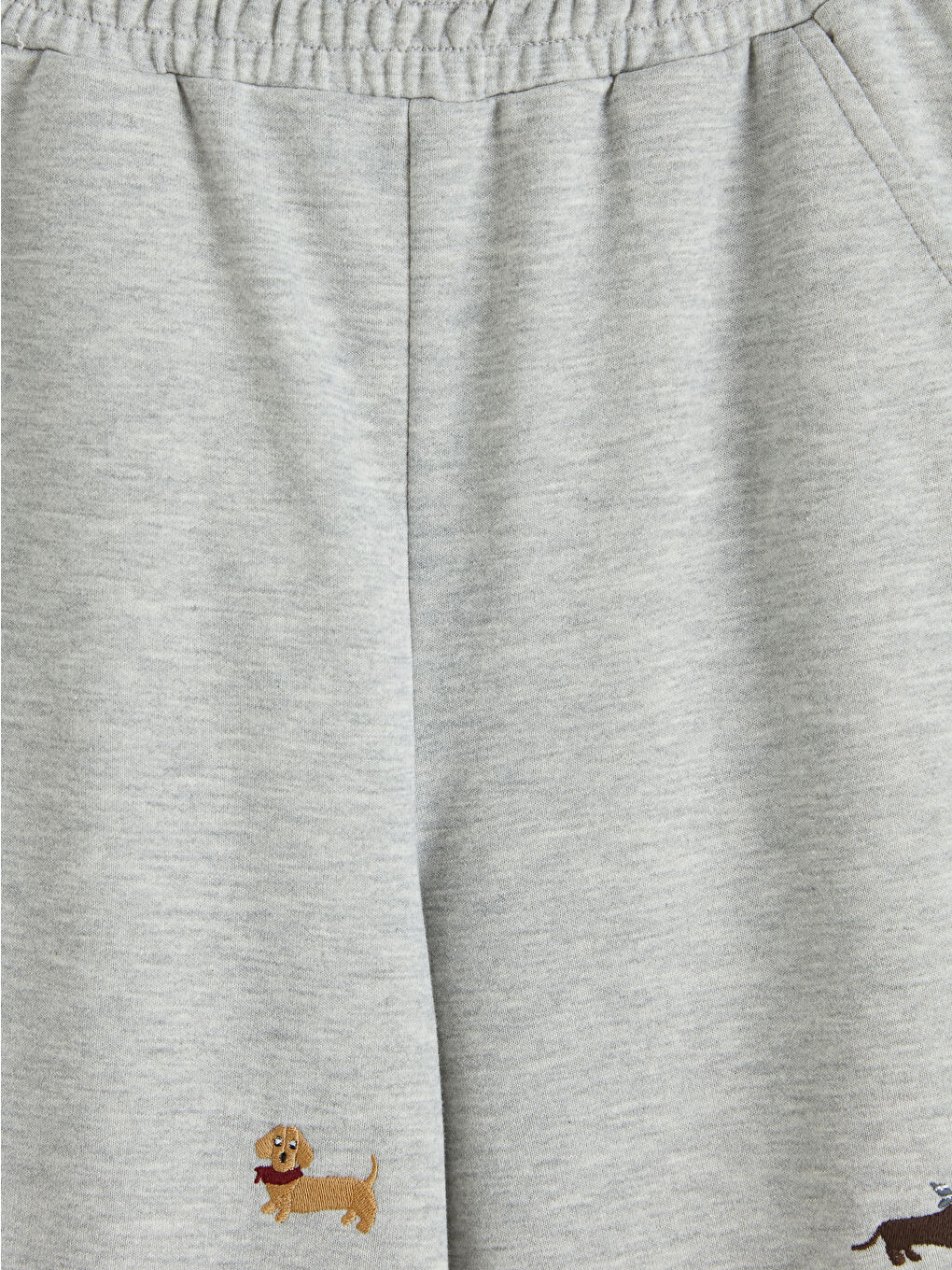 Gri Nakışlı Kız Çocuk Eşofman Takım-6