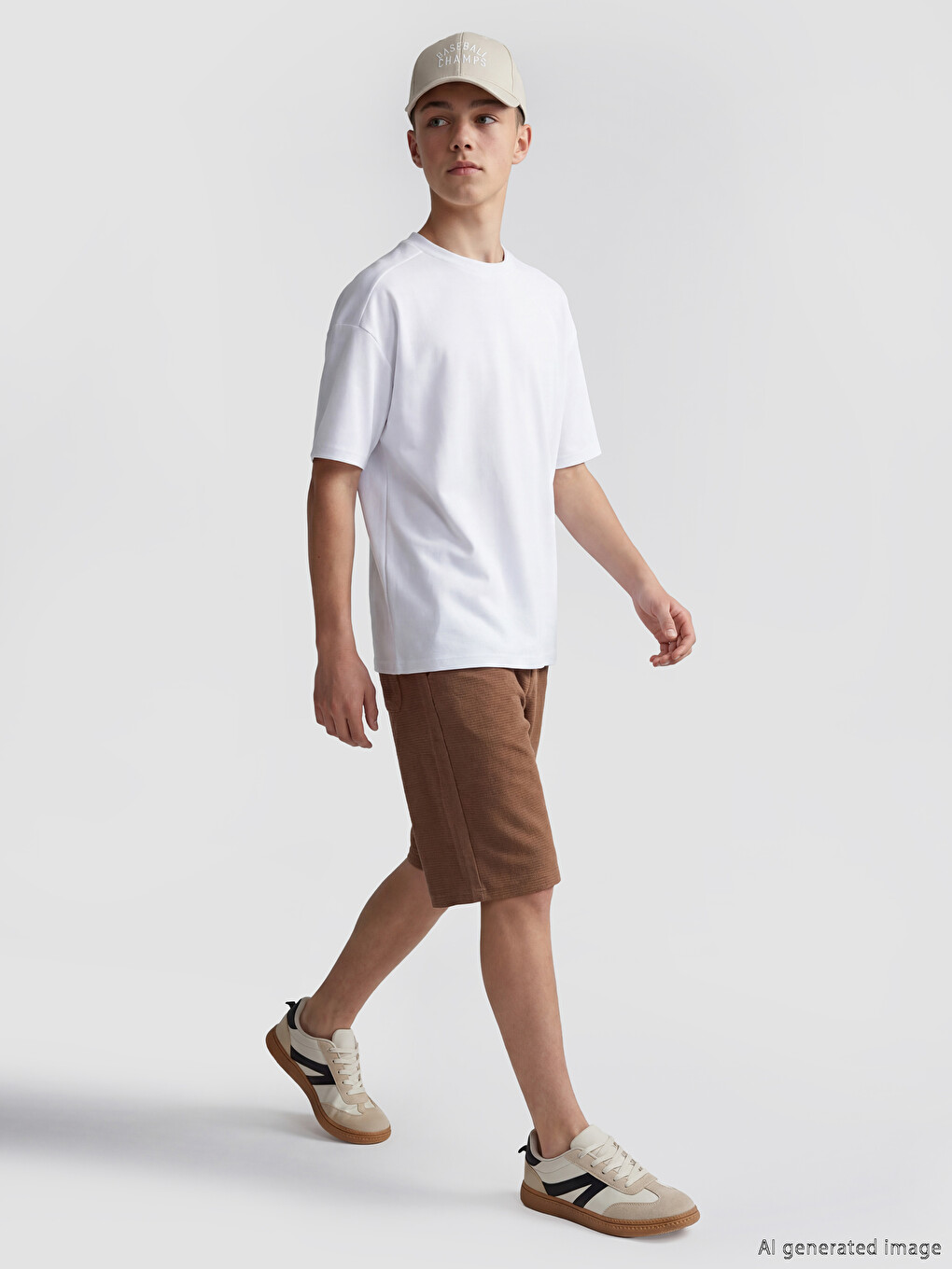 Elastic Waist Boys' Shorts-1