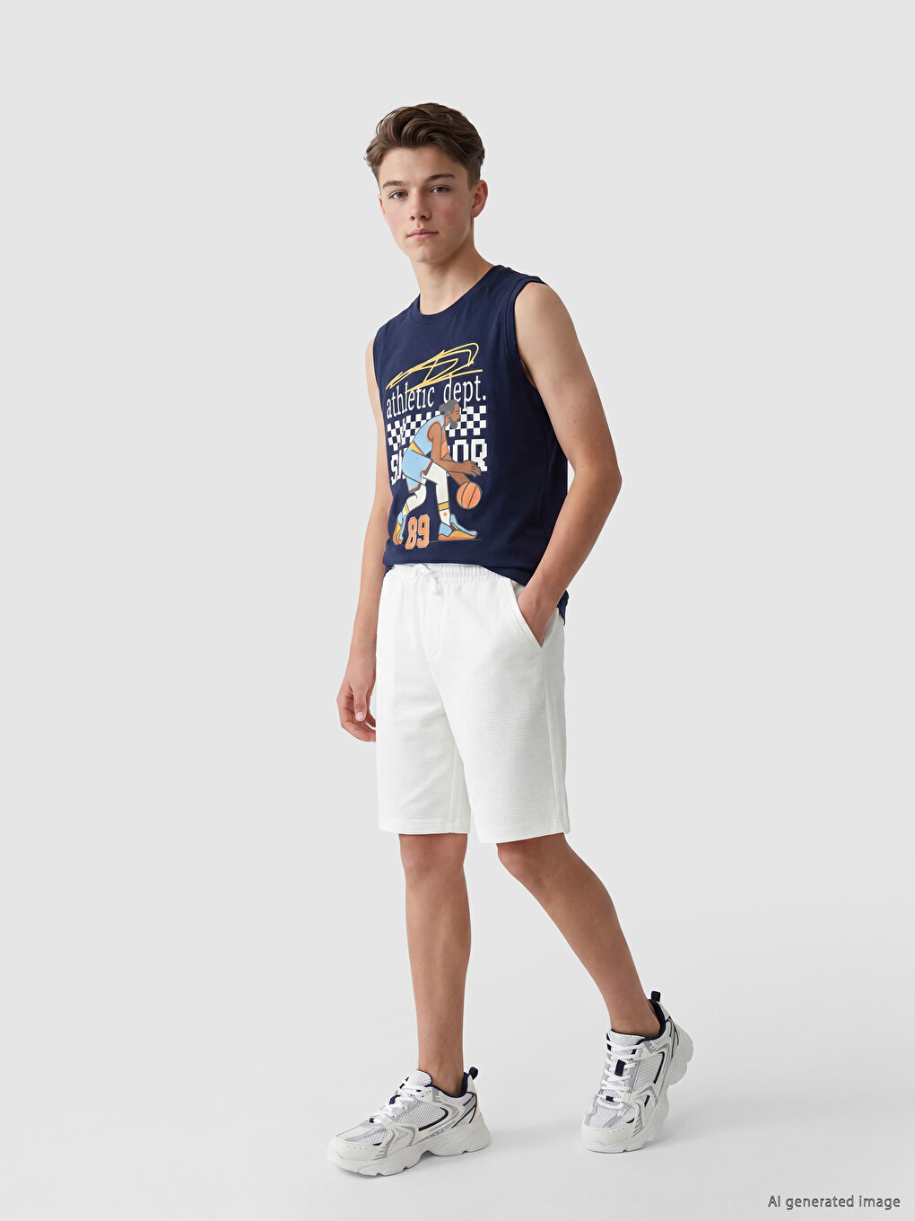 Elastic Waist Boys' Shorts