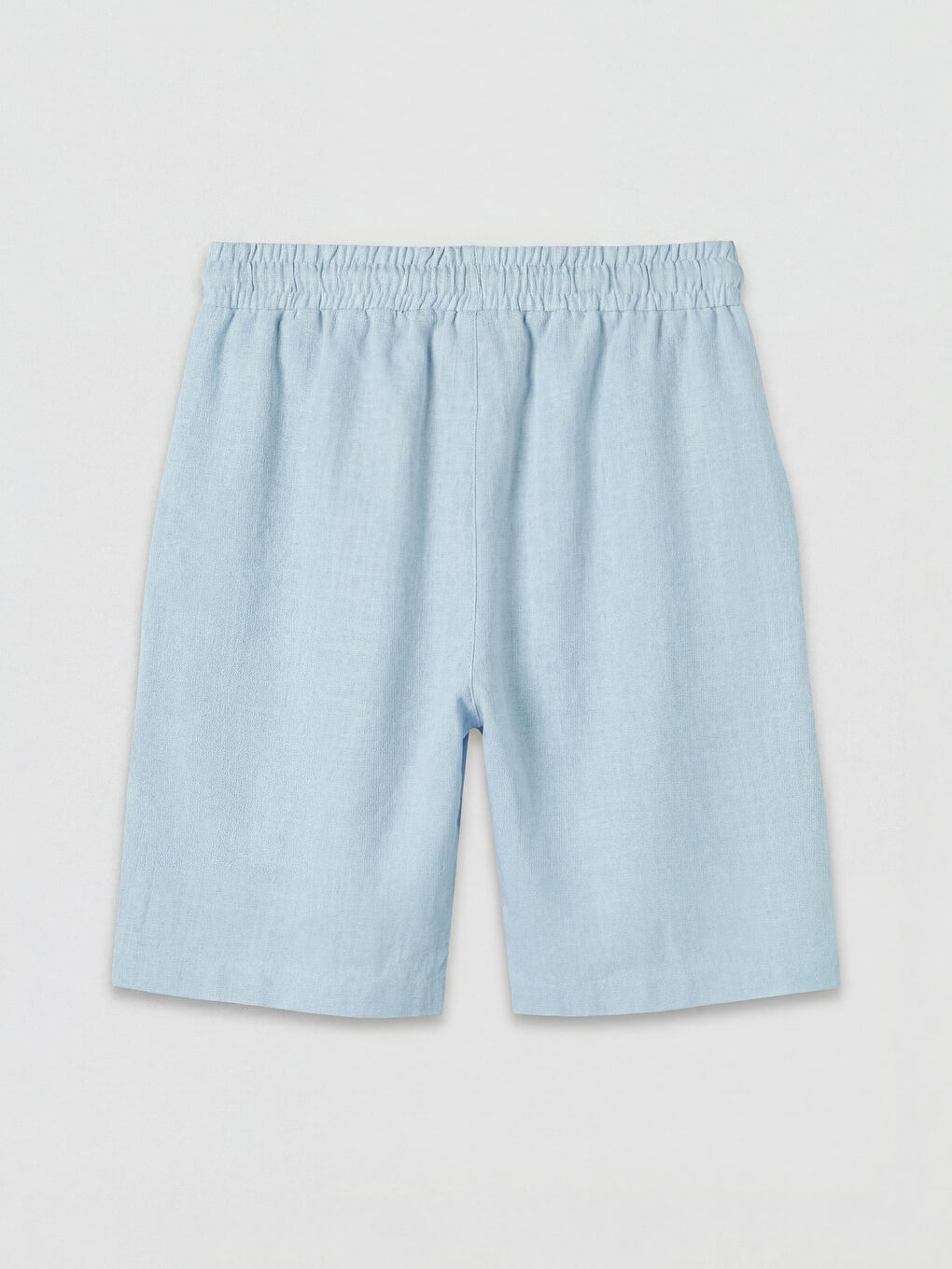 Mavi Erkek Çocuk Armürlü Şort-1