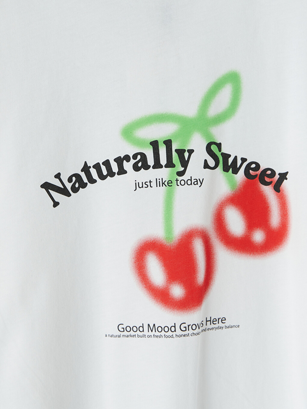 Crew Neck Printed Girls' T-Shirt-2