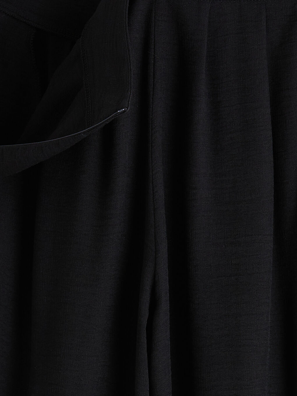 Siyah Beli Lastikli Havuç Kesim Kadın Pantolon-4