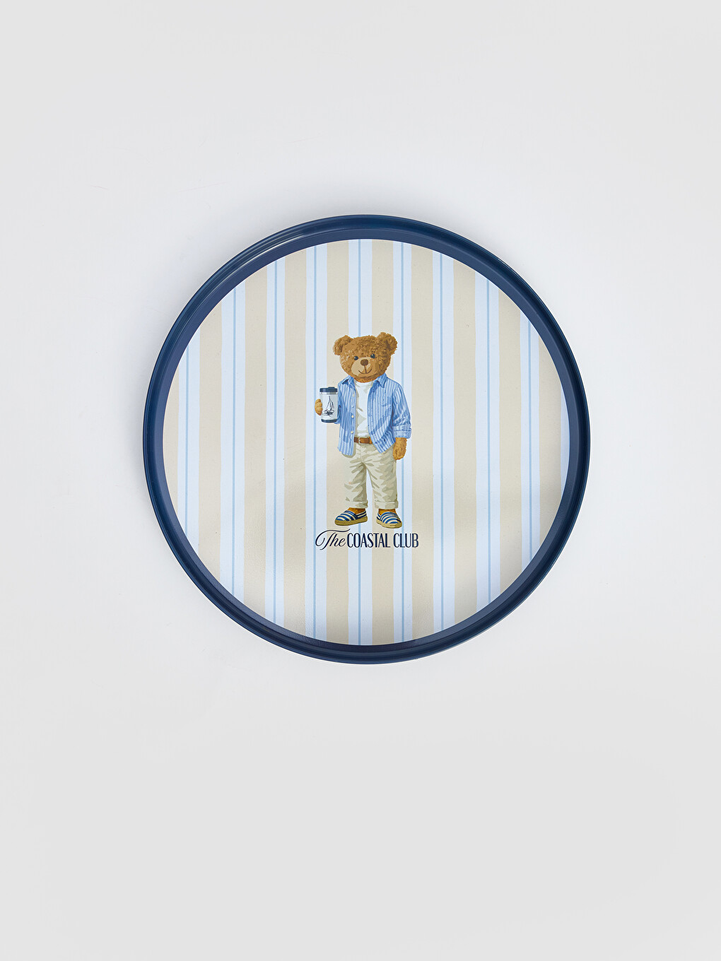 Karışık Ayı Teddy Baskılı Metal Tepsi-3