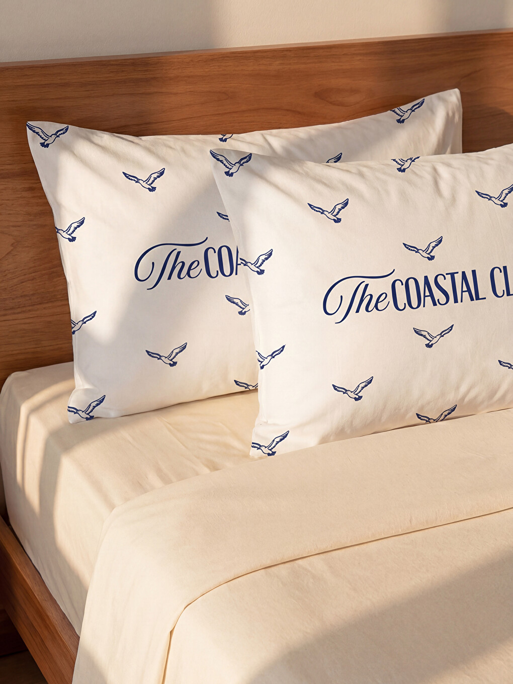 Printed Cotton Pillowcase 2 Pack 50x70 cm-1