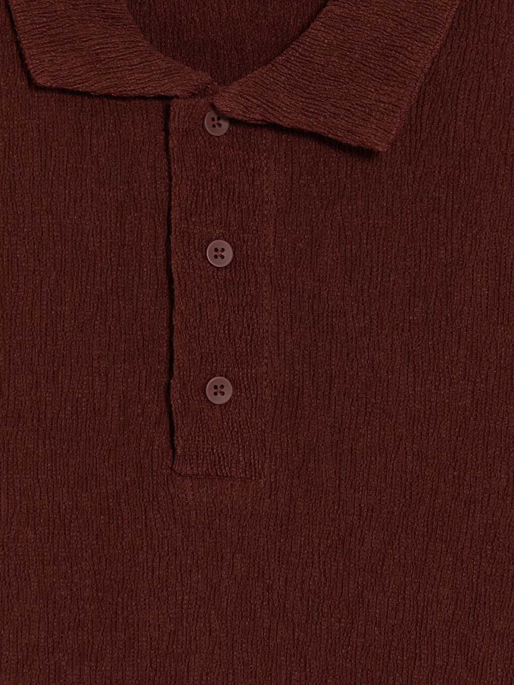 Bordo Polo Yaka Erkek Tişört-2