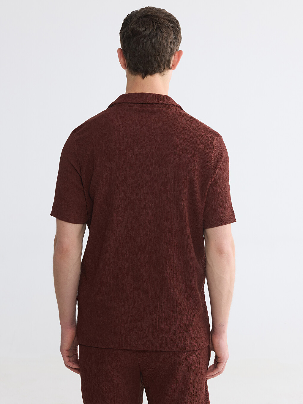 Polo Collar Men's T-Shirt-3