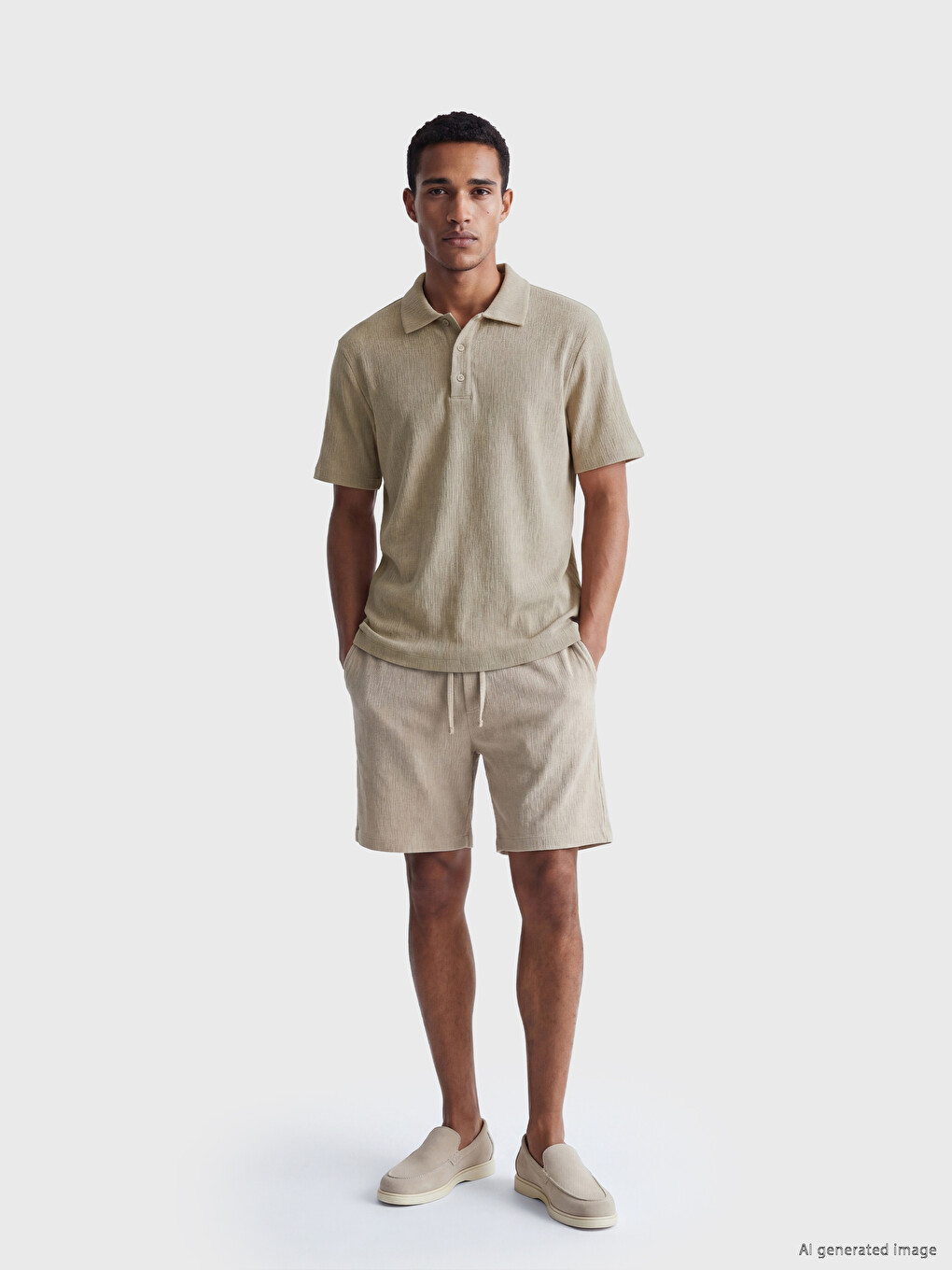 Polo Collar Men's T-Shirt-1