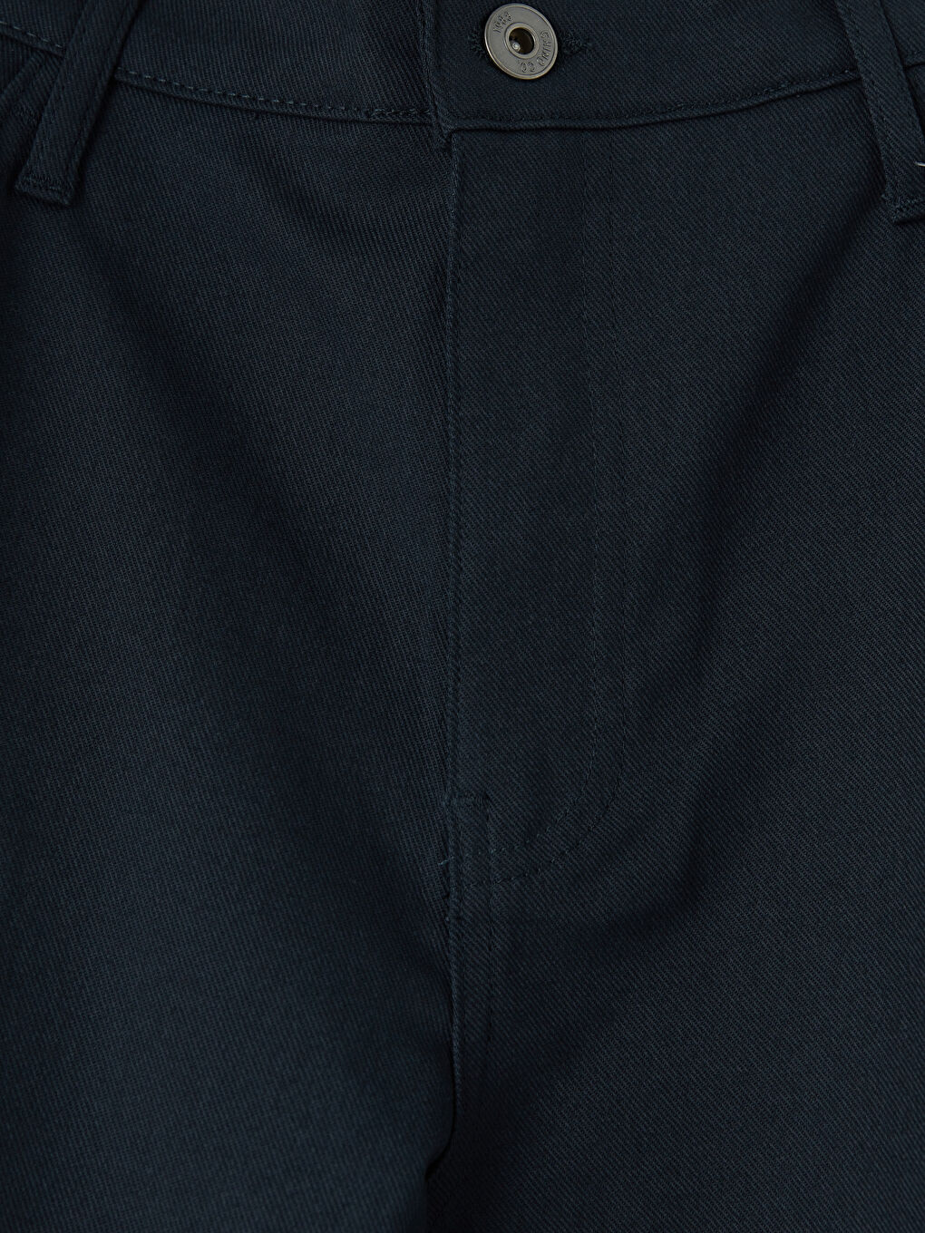 Lacivert Rahat Kalıp Gabardin Erkek Chino Pantolon-2