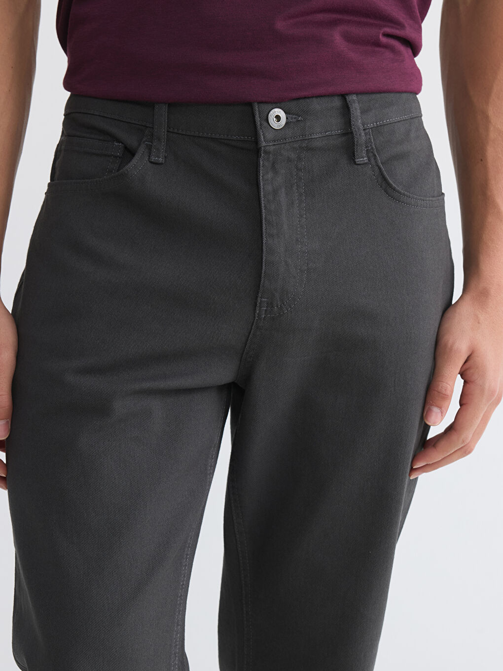 Мужские брюки чино из габардина комфортной посадки-2