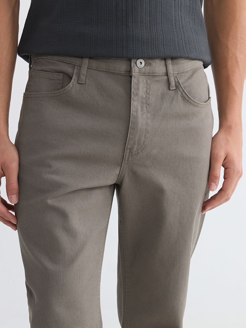 Мужские брюки чино из габардина комфортной посадки-2