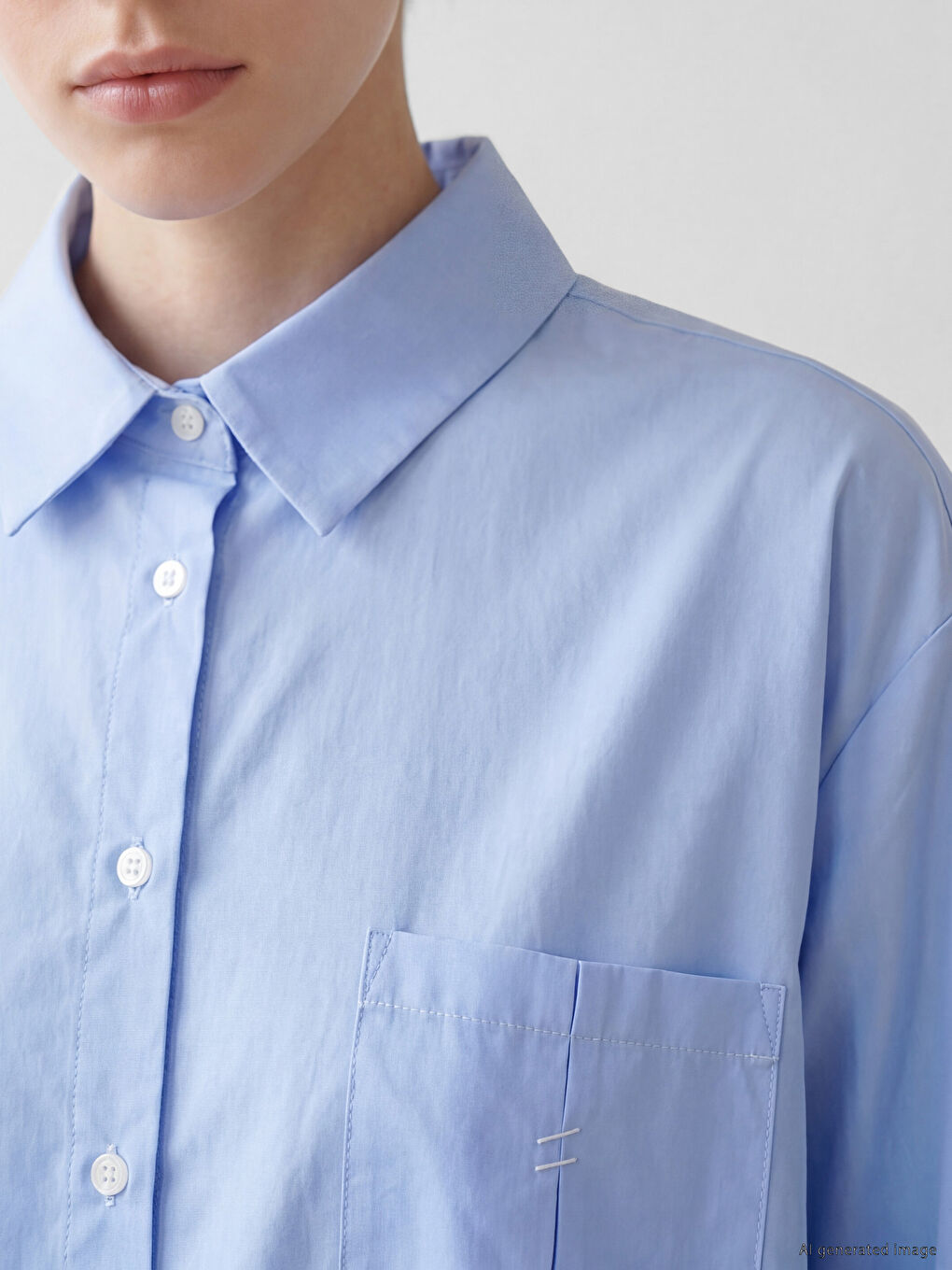 Pocketed Women's Shirt-2