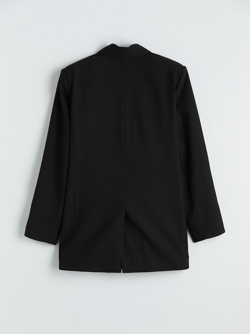 Siyah Şal Yaka Kadın Blazer Ceket-4