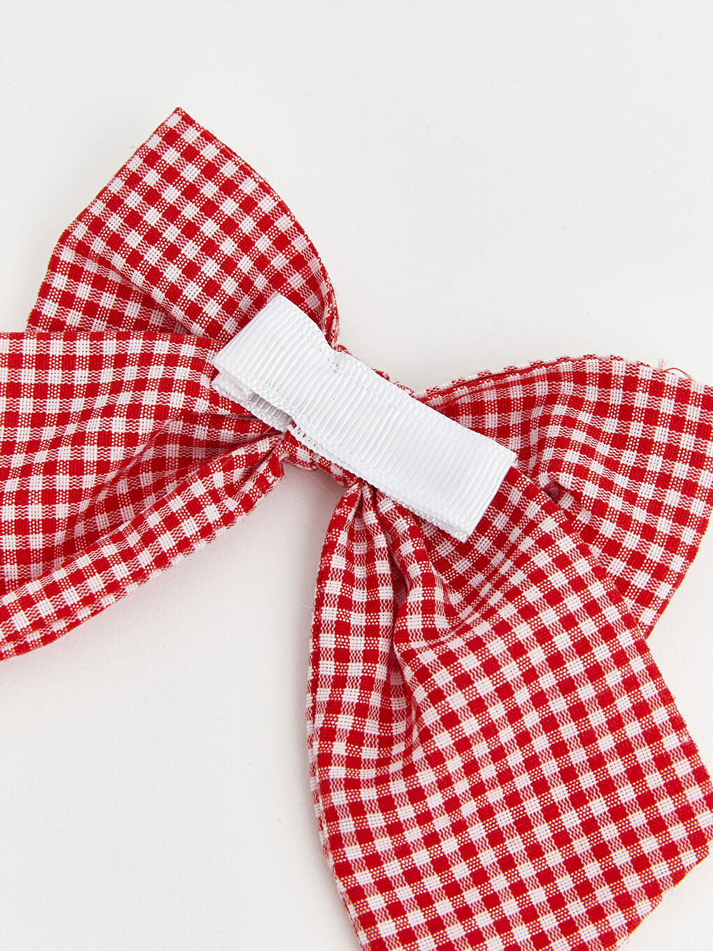 Kırmızı Fiyonk Detaylı Kız Bebek Toka-1