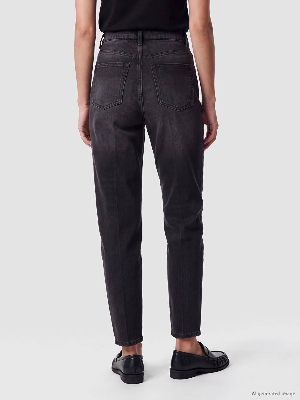 Woman Black Jeans-3