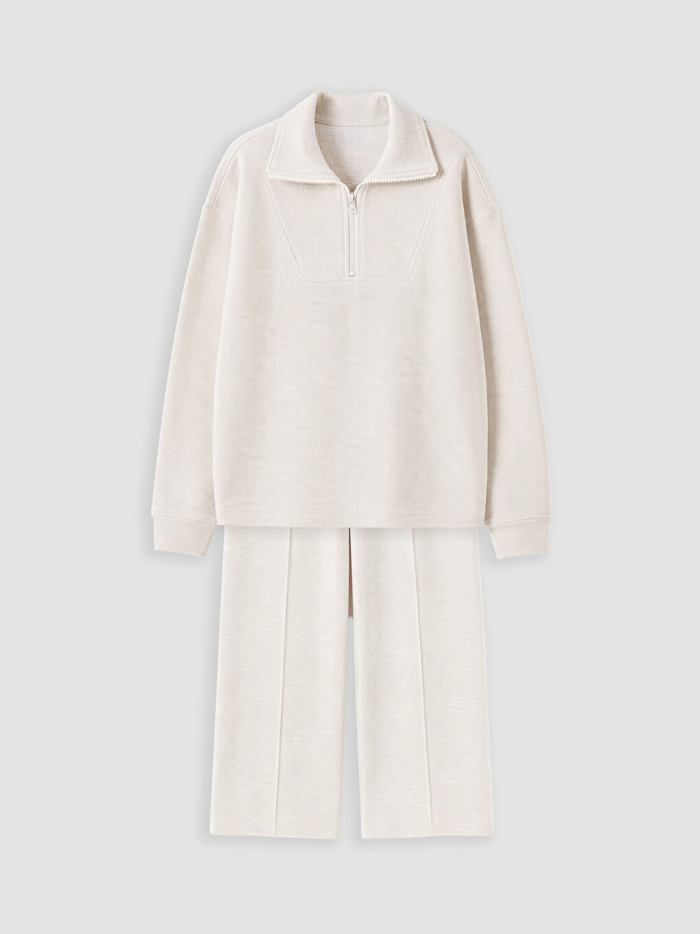 Mock Neck Girls' Tracksuit Set