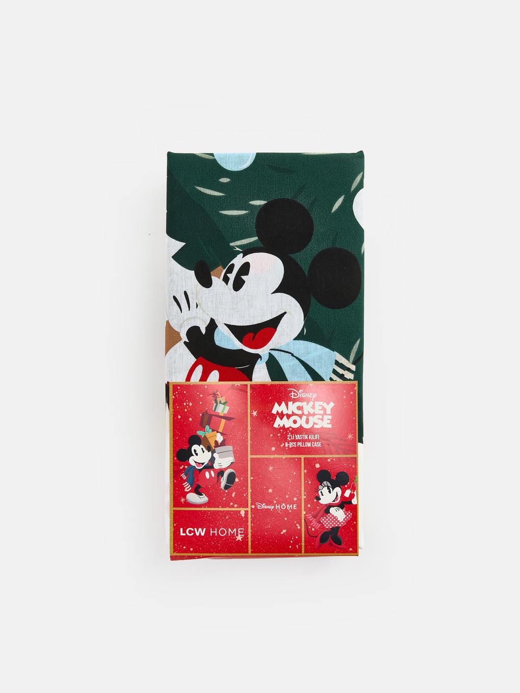 Karışık 2'li Mickey Mouse Yastık Kılıfı 50x70 Cm-3