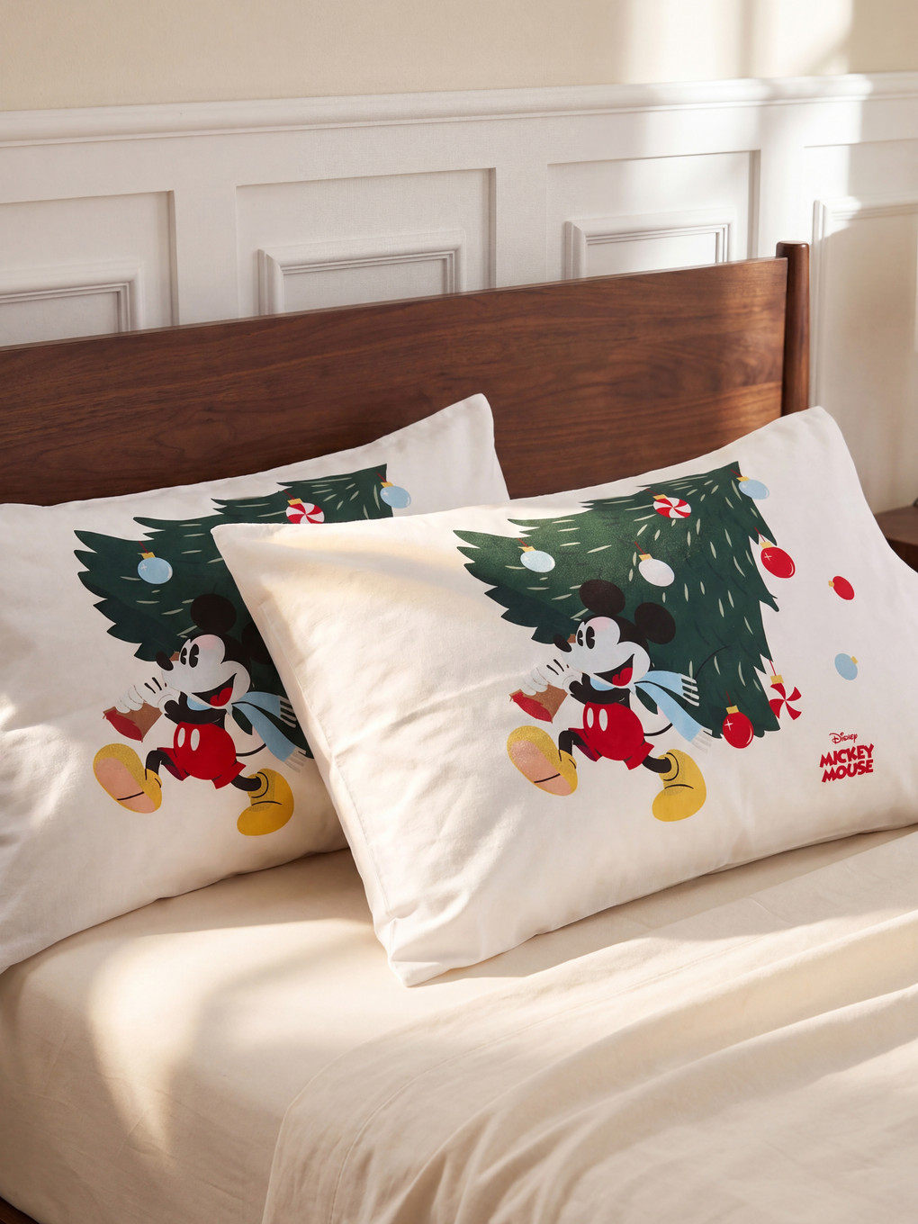 Karışık 2'li Mickey Mouse Yastık Kılıfı 50x70 Cm