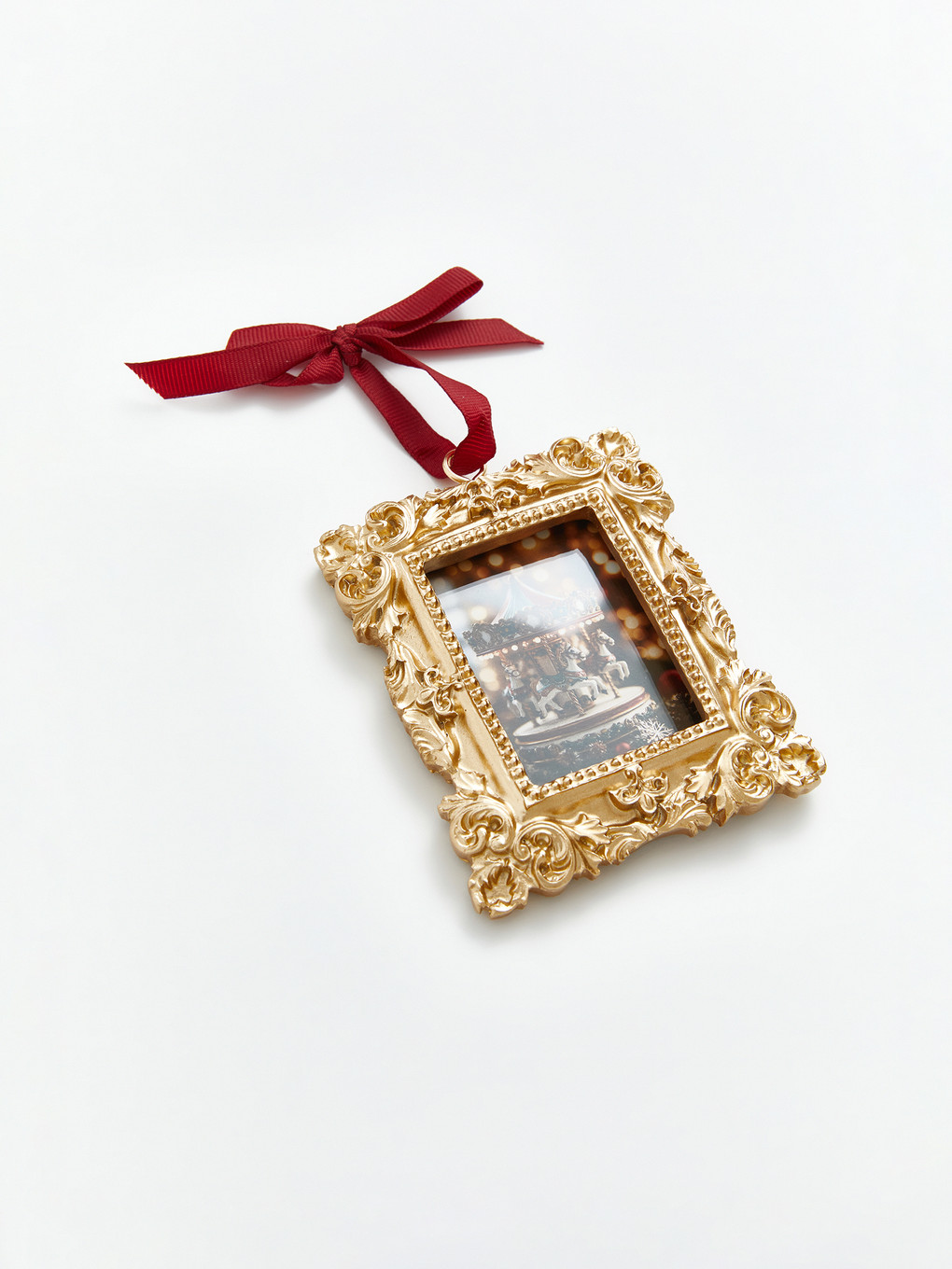 Gold Detailed Photo Frame Charm-2