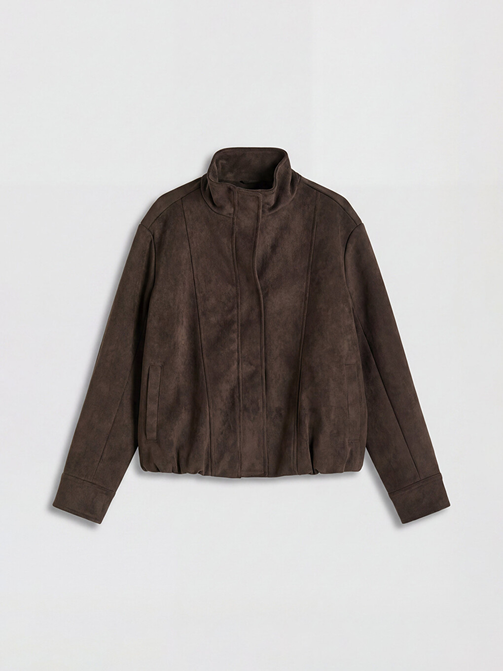 Oversize Women's Faux Suede Jacket-5