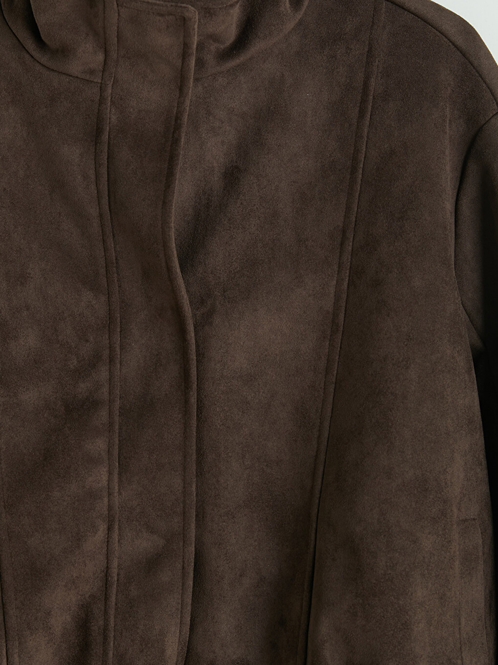Oversize Women's Faux Suede Jacket-7