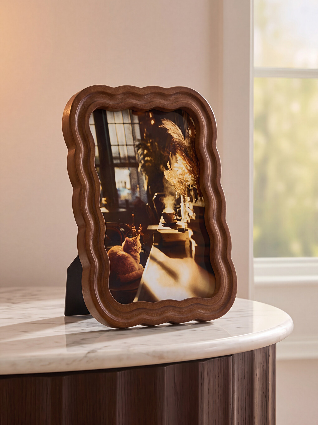 Karışık Ahşap Fotoğraf Çerçevesi 21 Cm