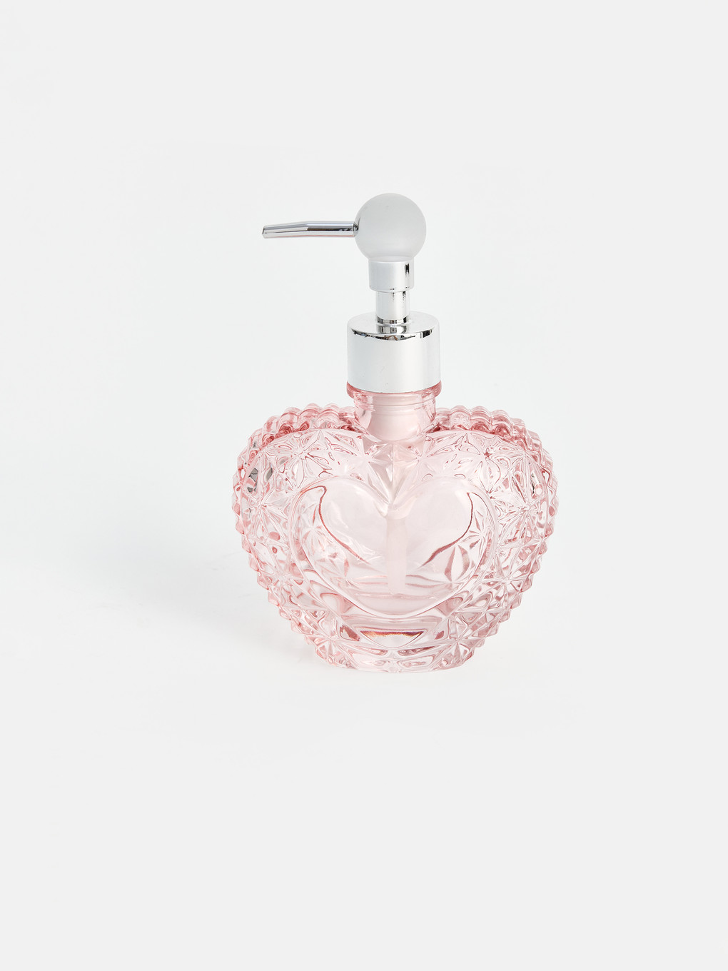 Heart Shaped Pink Liquid Soap Dispenser-1