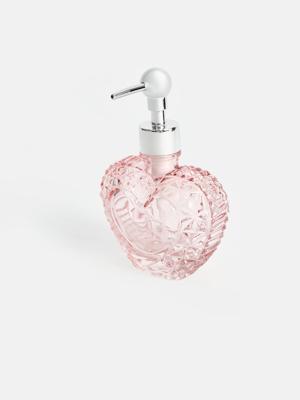 Heart Shaped Pink Liquid Soap Dispenser-2