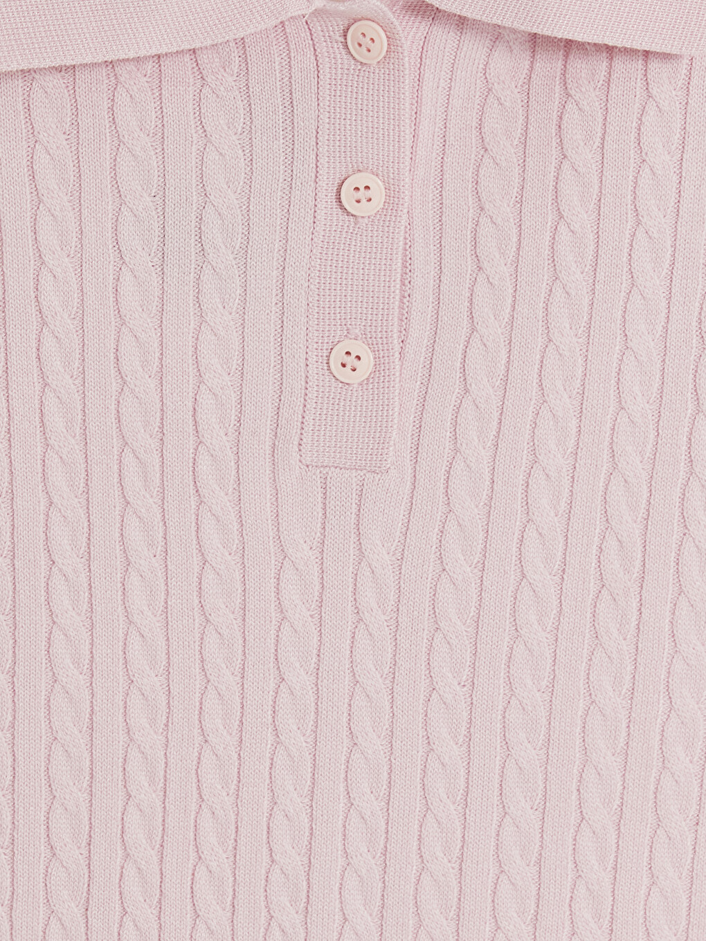 Polo Collar Women's Knitwear Sweater-5