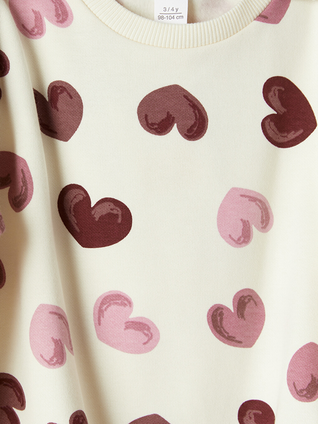 Heart Patterned Girls' Leggings Set-2
