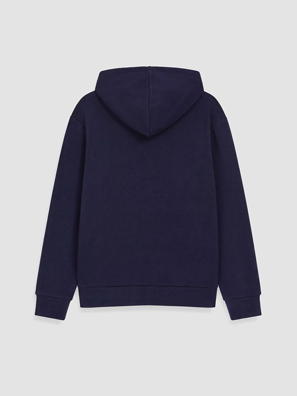 Lacivert Kapüşonlu Kız Çocuk Fermuarlı Sweatshirt-2