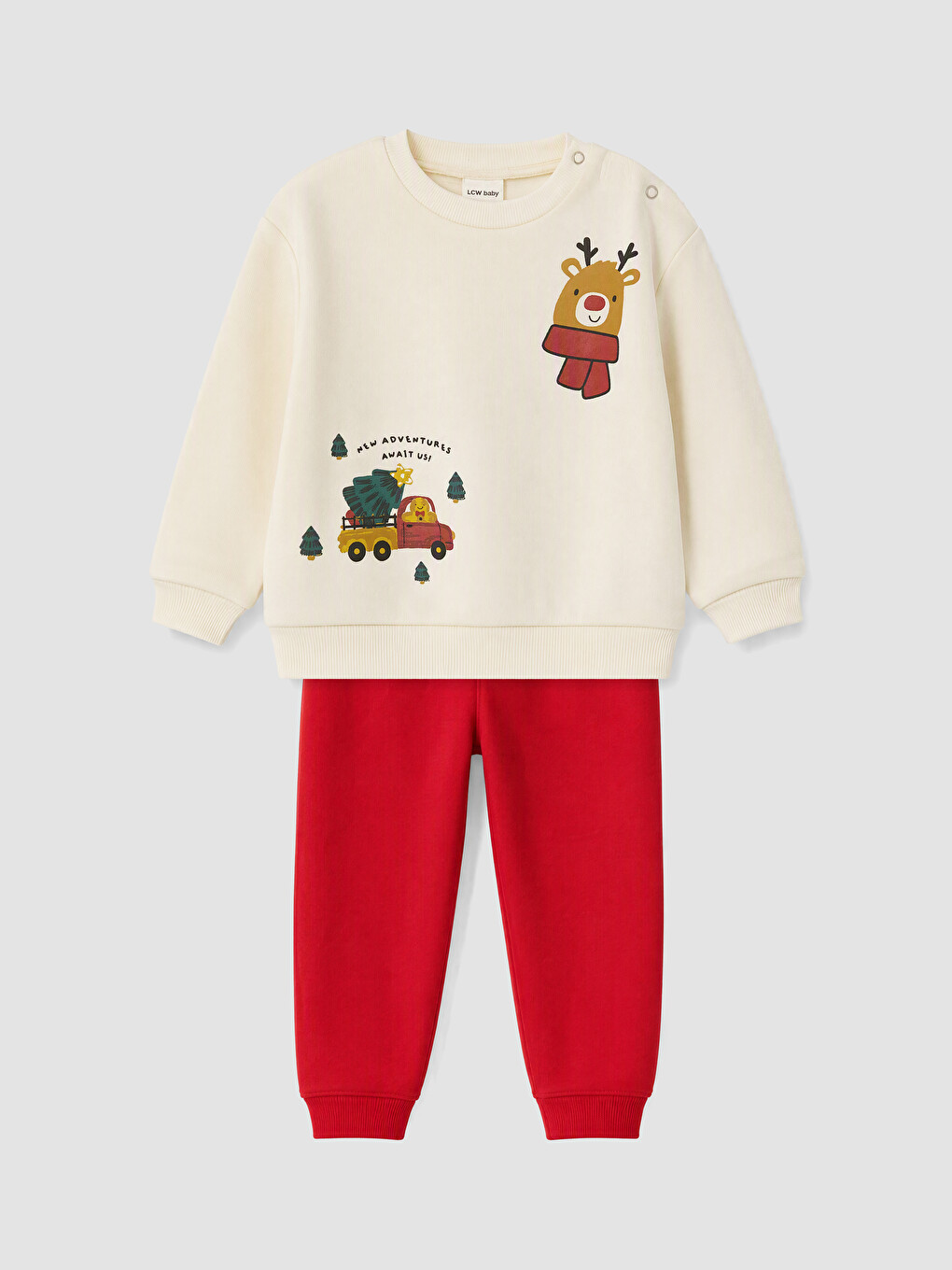 Baby Boy Ecru Set