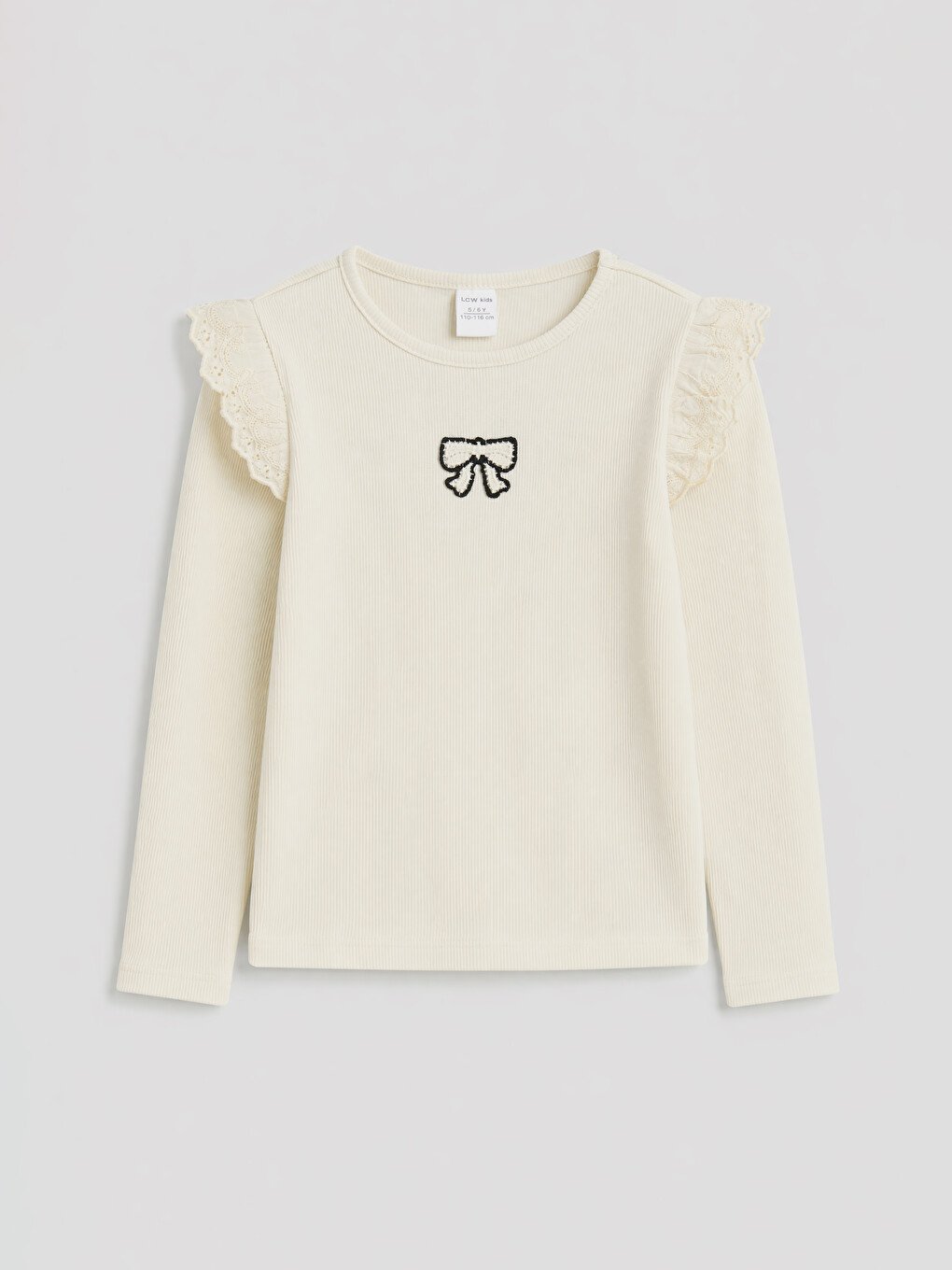 Vajzë Ngjyre Pana T-shirt-1