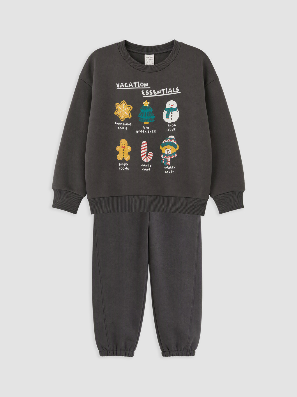  Baby Boy Anthracite Tracksuit Set