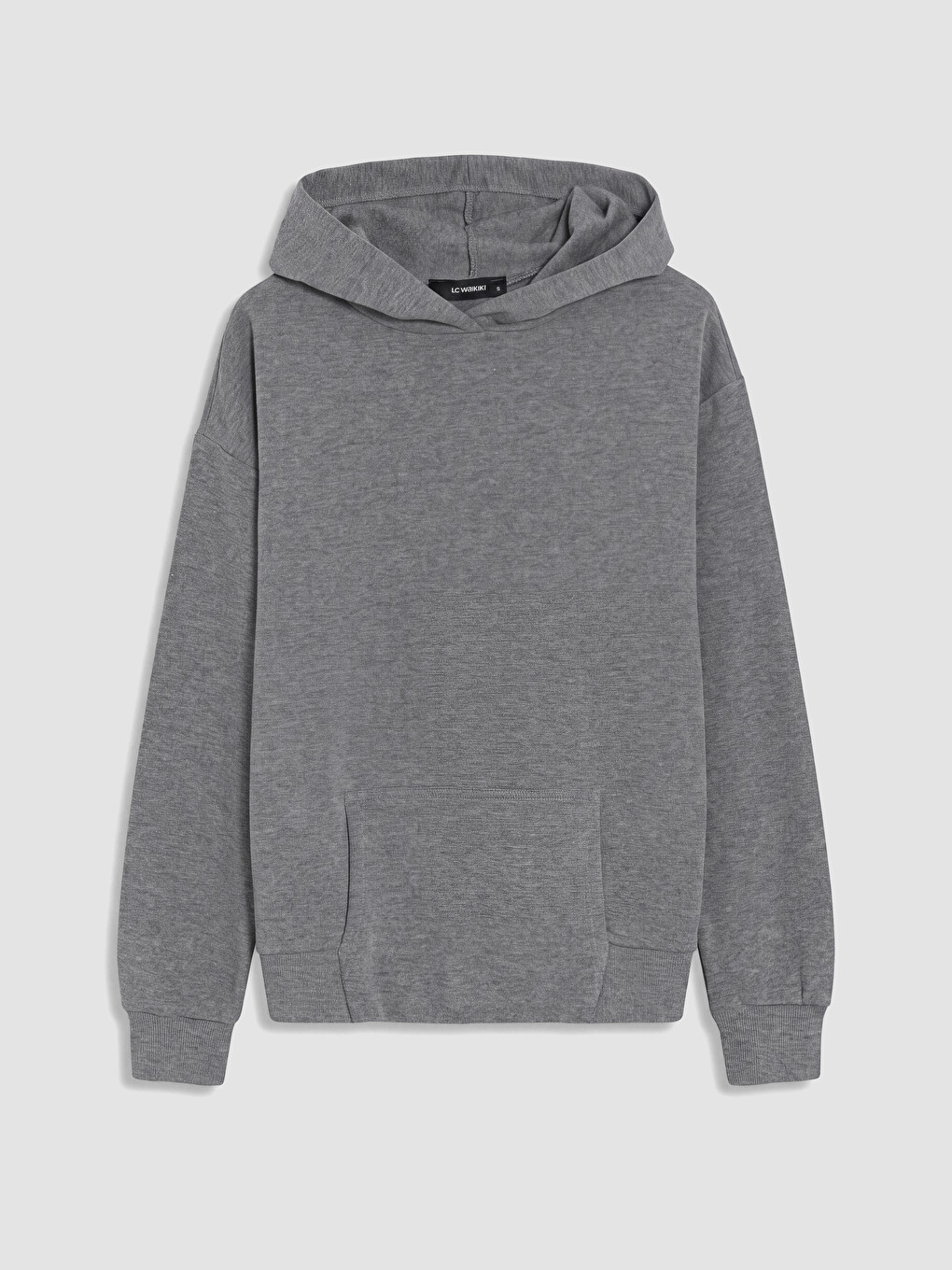 Antrasit Loose Fit Kadın Hoodie
