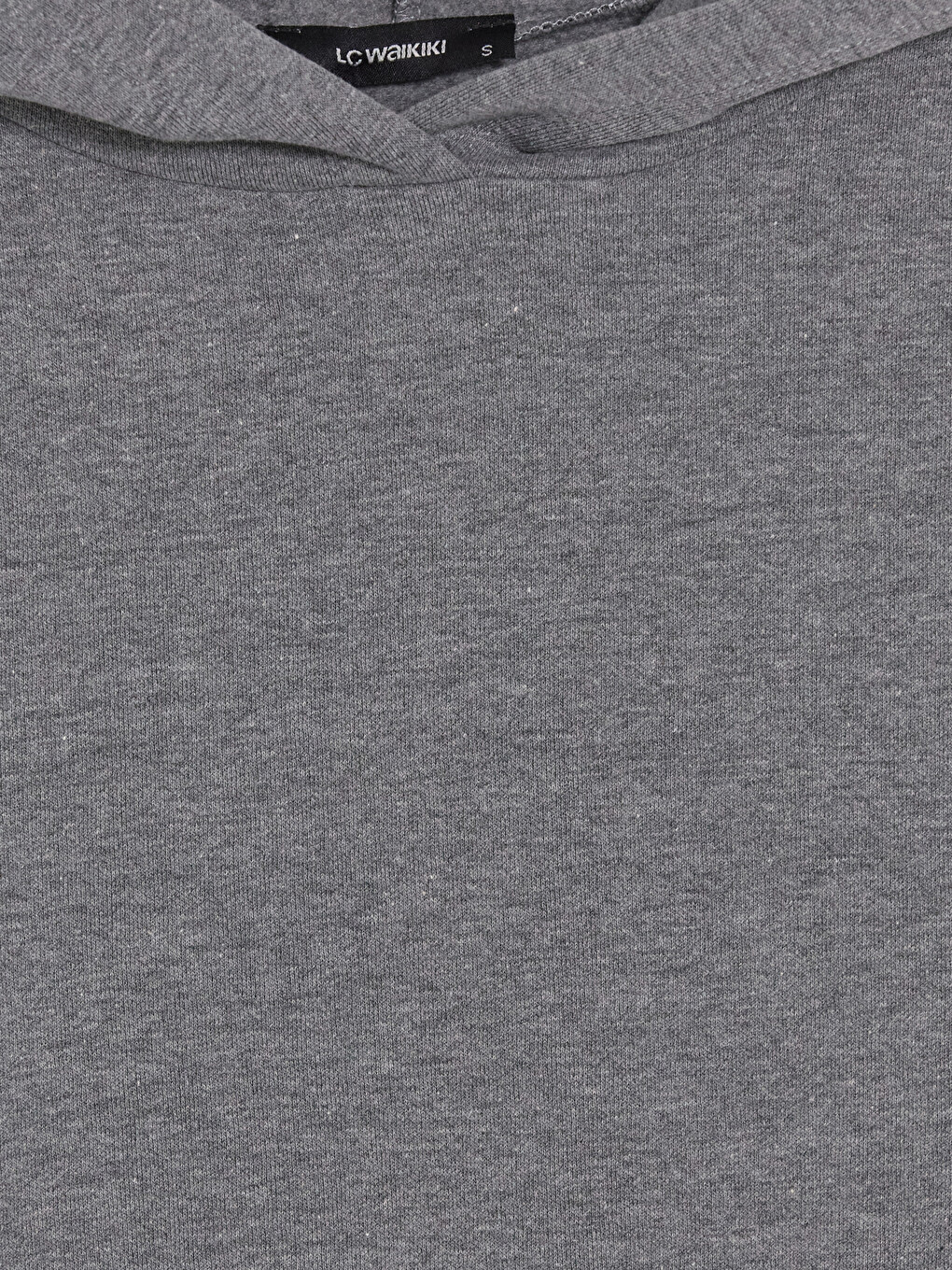 Antrasit Loose Fit Kadın Hoodie-1