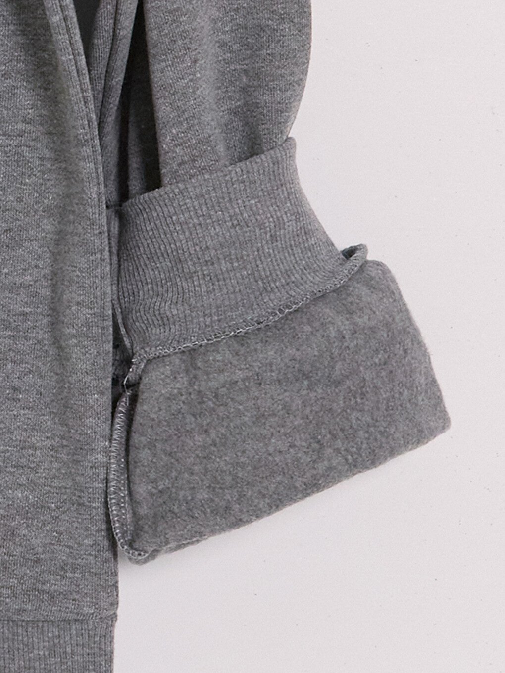 Antrasit Loose Fit Kadın Hoodie-2