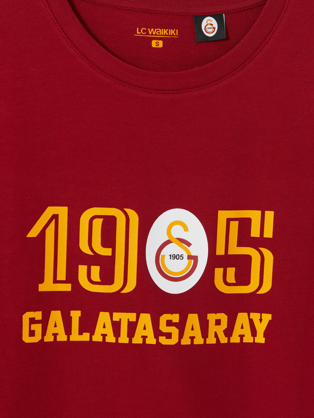 Kırmızı Galatasaray Baskılı Erkek Pijama Üst-2
