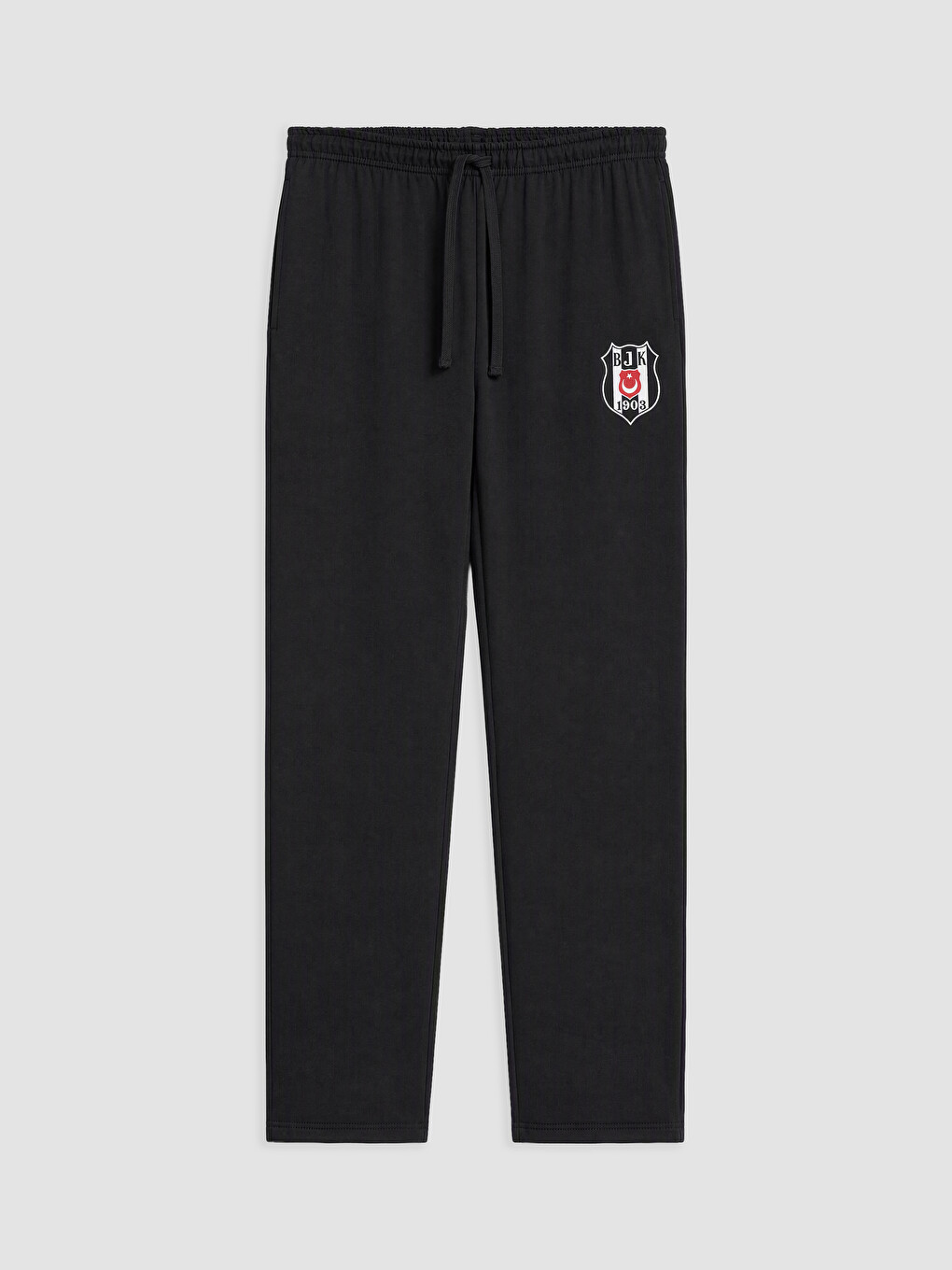 Siyah Beşiktaş Baskılı Erkek Pijama Takım-3