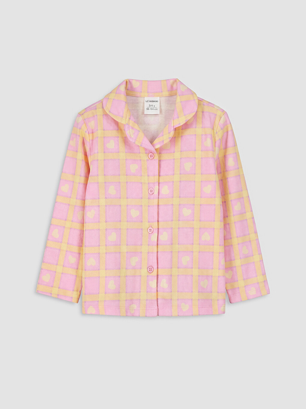 Patterned Girls' Pyjamas Set-1