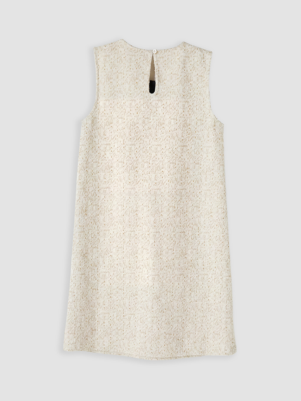 Bow Detail Glittery Girls' Dress-2