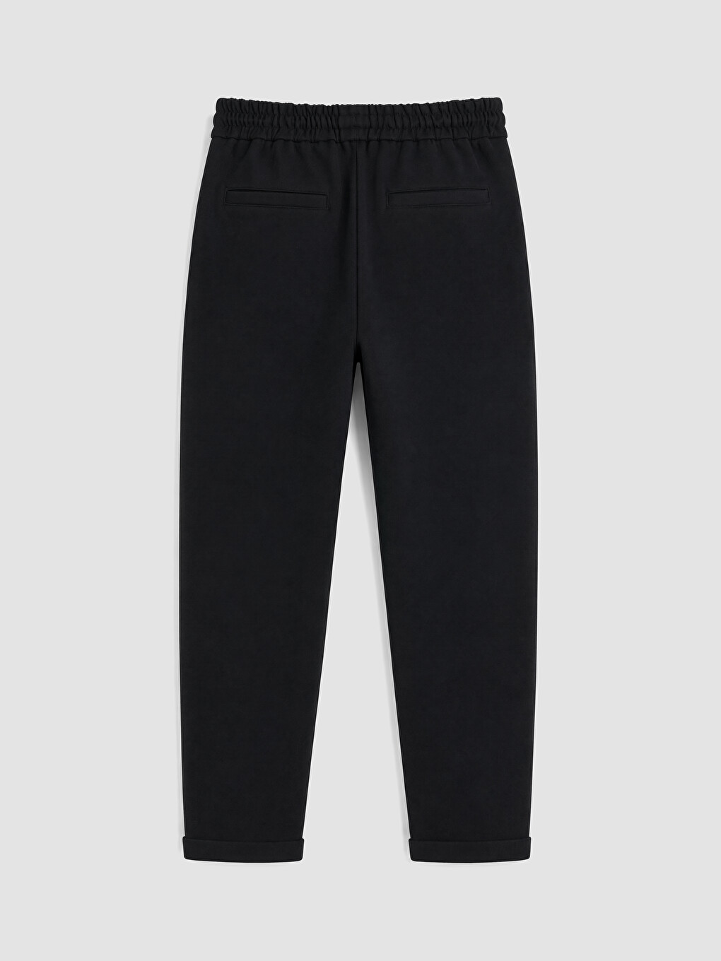 Siyah Regular Fit Erkek Pantolon-1