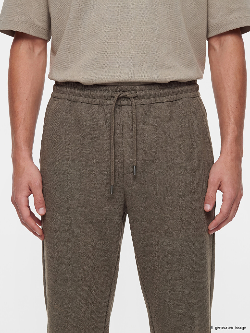 Yeşil Regular Fit Erkek Pantolon-2