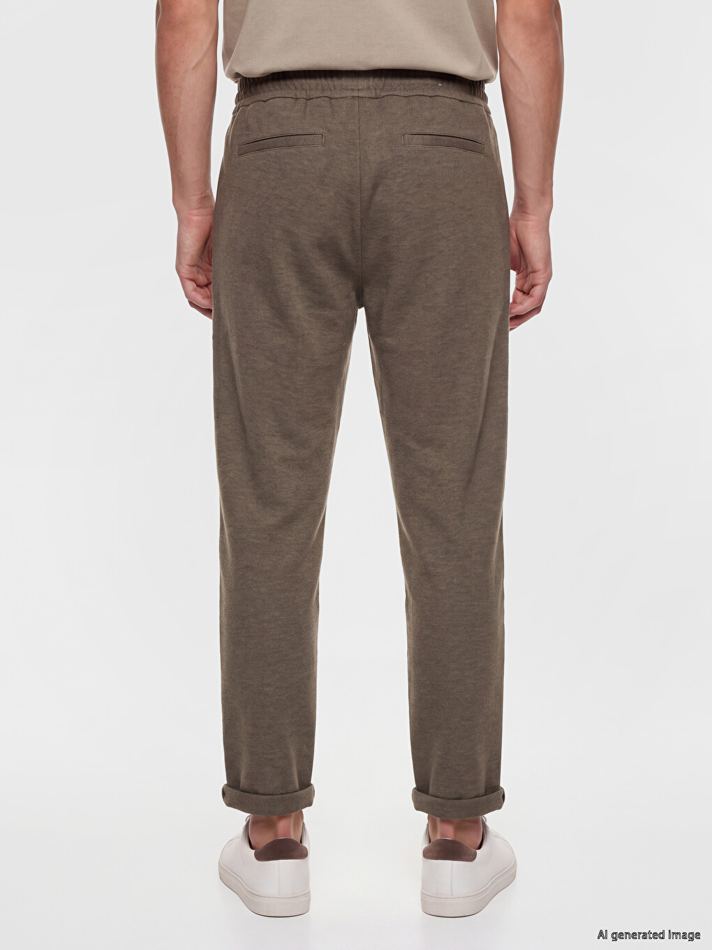 Yeşil Regular Fit Erkek Pantolon-3