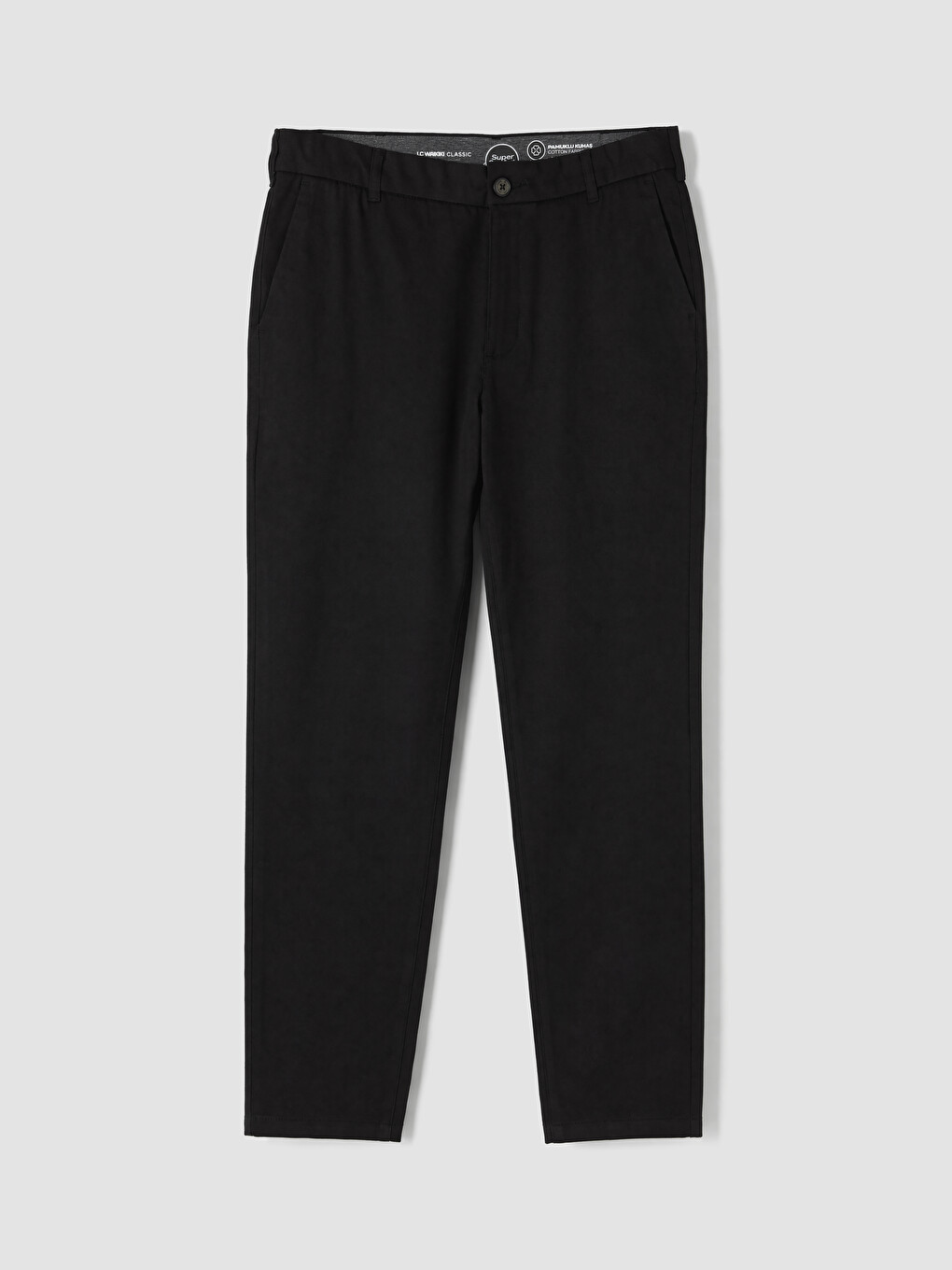 Siyah Regular Fit Erkek Pantolon