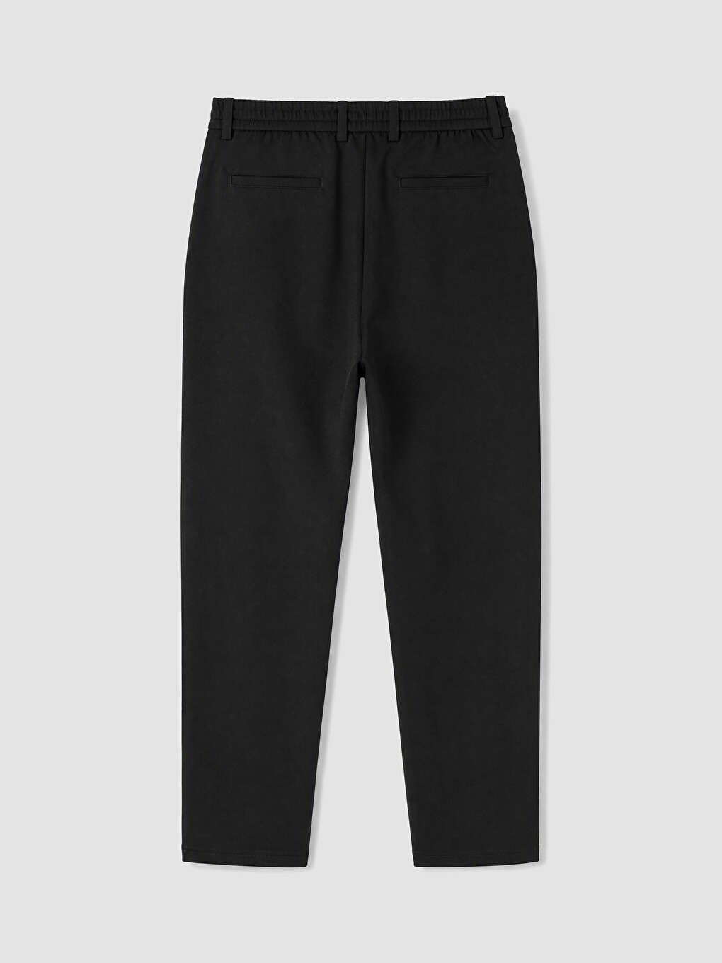 Siyah Slim Fit Gabardin Erkek Pantolon-2