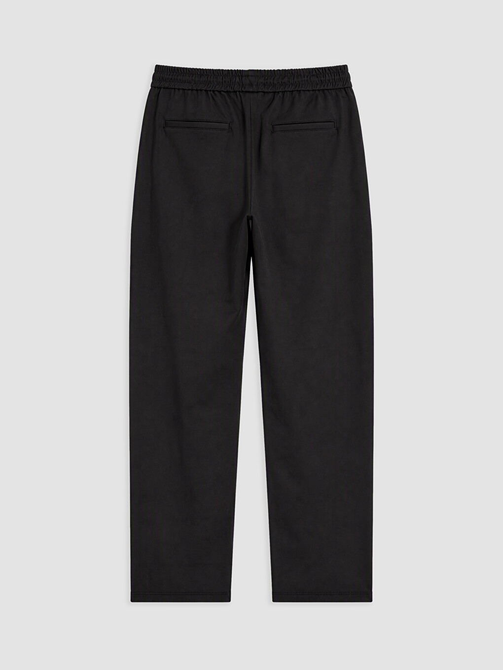 Siyah Regular Fit Erkek Pantolon-1