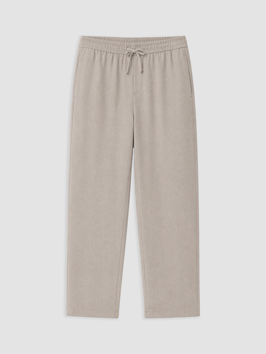 Man Beige Trousers