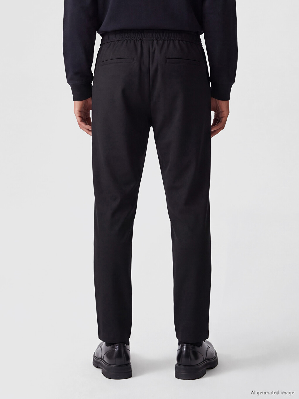 Man Black Trousers-2