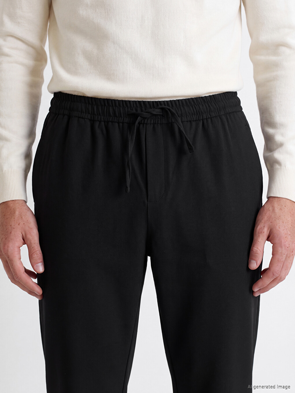 Man Navy Trousers-2
